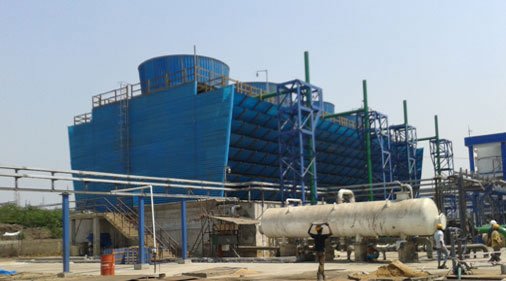 treated timber cooling towers